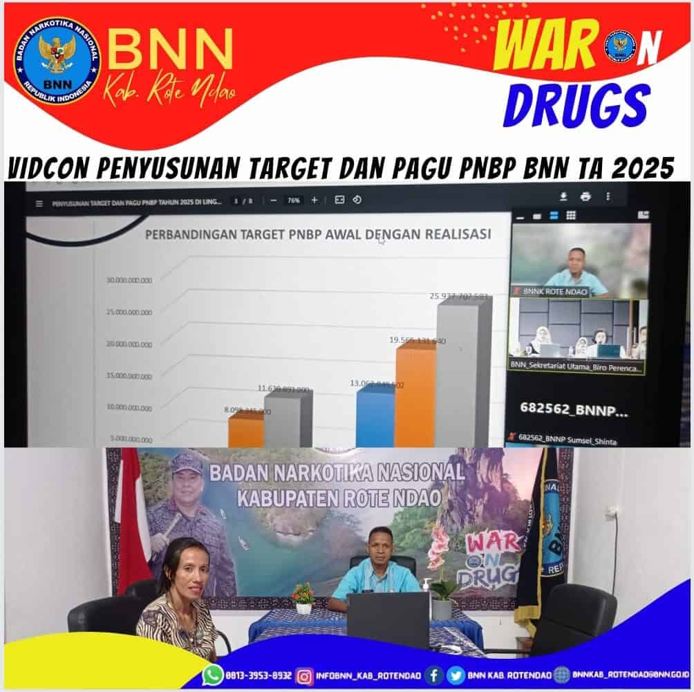 Vidcon Penyusunan Target dan Pagu PNBP BNN TA. 2025 Vidcon Penyusunan Target dan Pagu PNBP BNN TA. 2025
