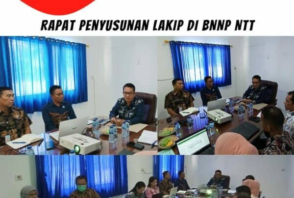 Mengikut kegiatan Rapat Penyusunan LAKIP T.A 2023 Satker Wilayah BNN Provinsi NTT