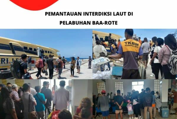 Seksi Pemberantasan Melaksanakan Pemantauan Interdiksi Laut di Pelabuhan Laut Baa – Rote Ndao