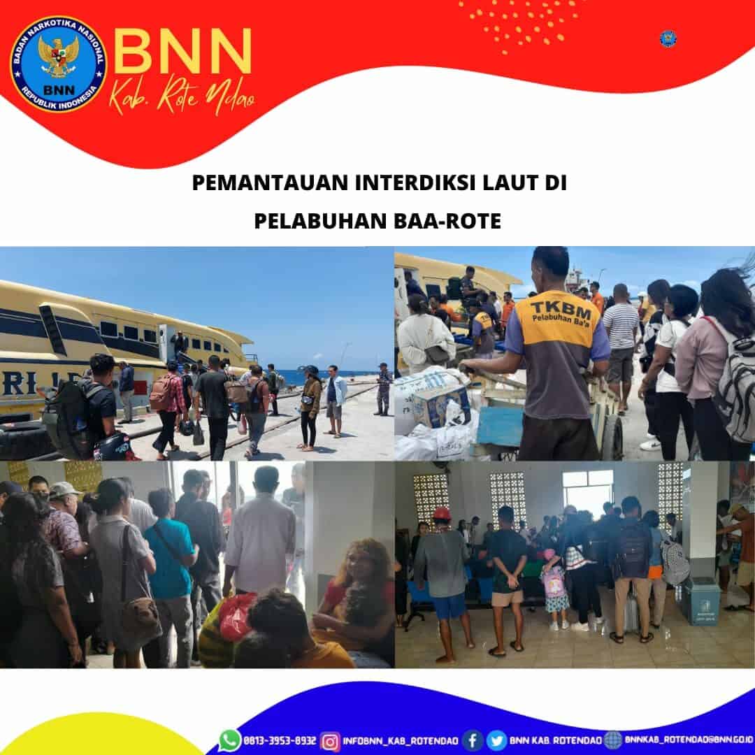 Seksi Pemberantasan Melaksanakan Pemantauan Interdiksi Laut di Pelabuhan Laut Baa - Rote Ndao Seksi Pemberantasan Melaksanakan Pemantauan Interdiksi Laut di Pelabuhan Laut Baa – Rote Ndao