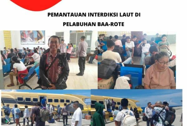 Seksi Pemberantasan Melaksanakan Pemantauan Interdiksi Laut di Pelabuhan Laut Baa – Rote Ndao