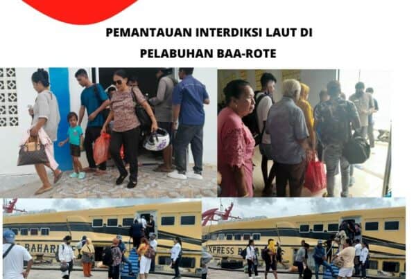 Seksi Pemberantasan Melaksanakan Pemantauan Interdiksi Laut di Pelabuhan Laut Baa – Rote Ndao