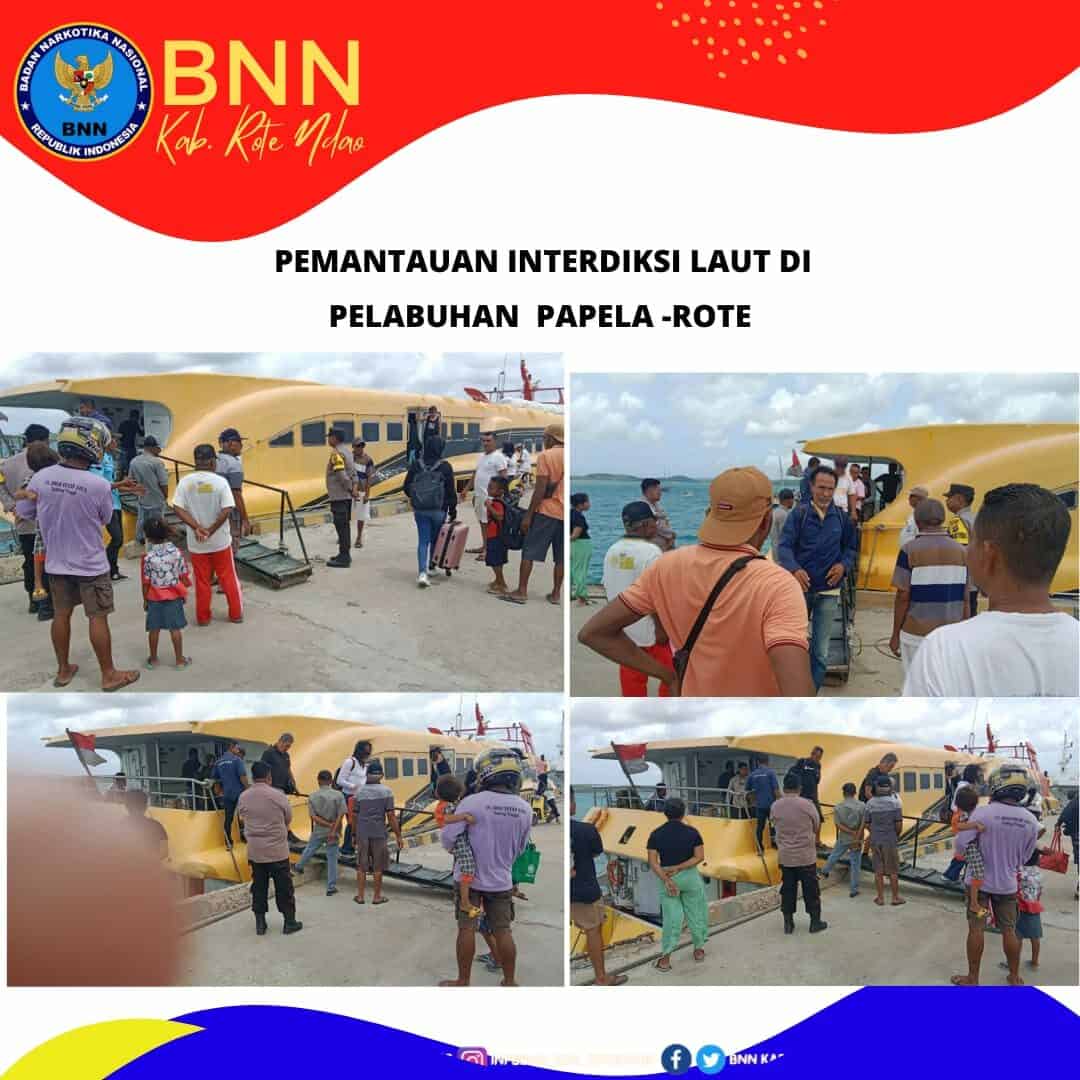 Seksi Pemberantasan Melaksanakan Pemantauan Interdiksi Laut di Pelabuhan Laut Papela - Rote Ndao Seksi Pemberantasan Melaksanakan Pemantauan Interdiksi Laut di Pelabuhan Laut Papela – Rote Ndao