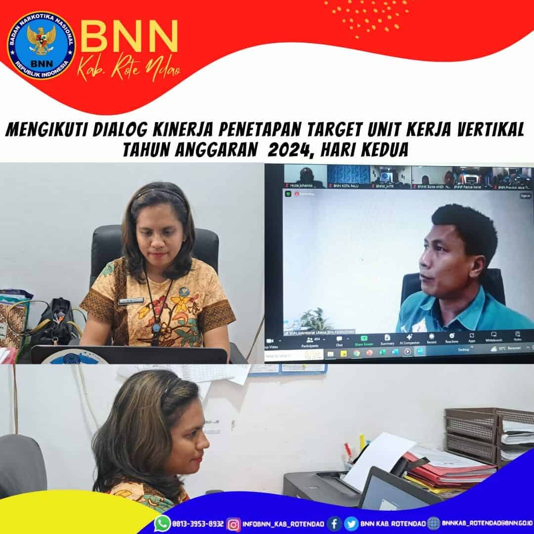 Dialog Kinerja Penetapan Target Unit Kerja Vertikal Tahun Anggaran 2024, hari kedua secara virtual Dialog Kinerja Penetapan Target Unit Kerja Vertikal Tahun Anggaran 2024, hari kedua secara virtual