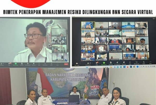 Bimtek Penerapan Manajemen Resiko di Lingkungan BNN secara virtual