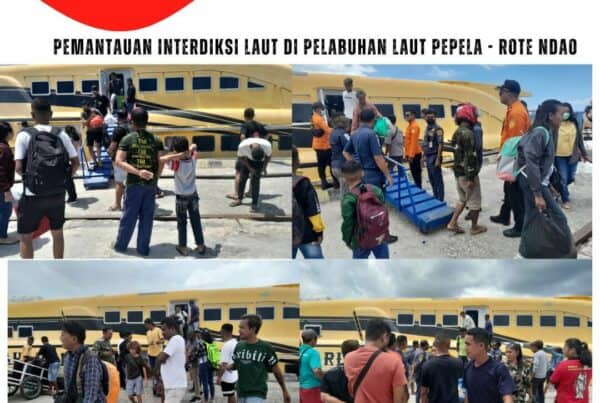 Seksi Pemberantasan Melaksanakan Pemantauan Interdiksi Laut di Pelabuhan Laut Pepela – Rote Ndao