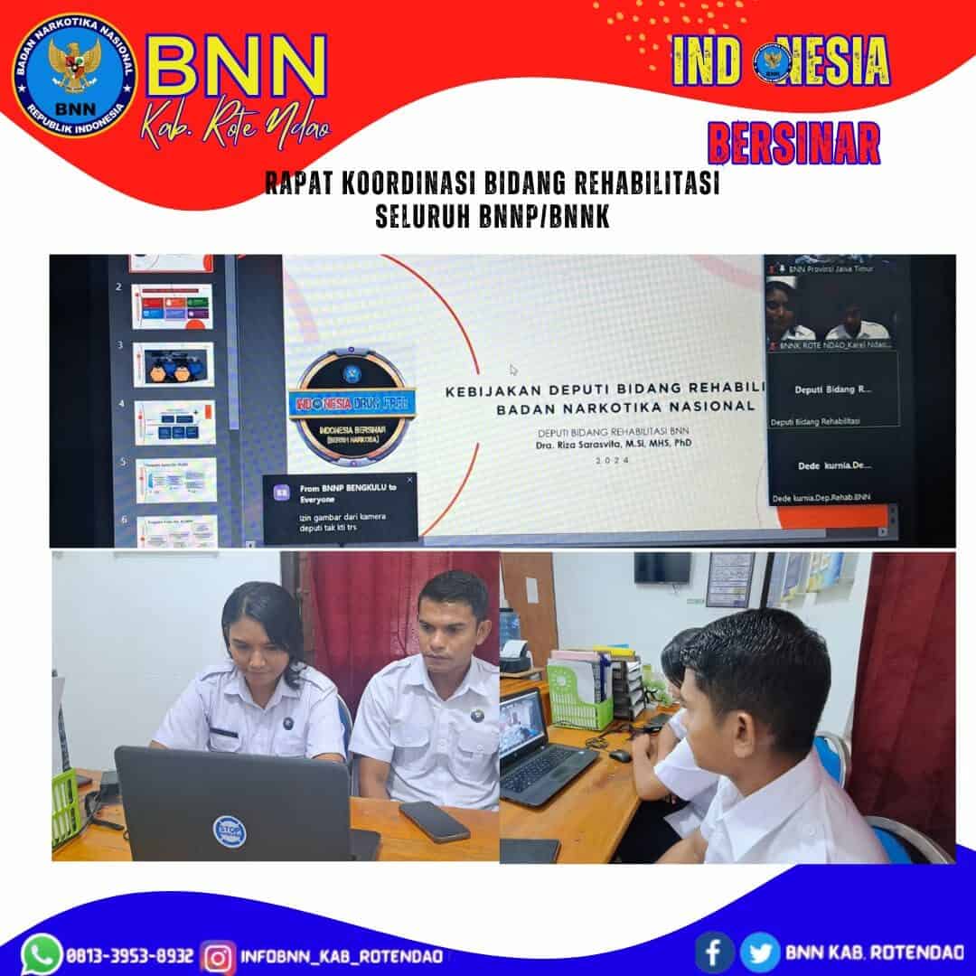 Seksi Rehabilitasi : Kegiatan Rapat Kerja Teknis Rehabilitasi di Lingkungan BNN/BNNP/BNNK/Kota. Seksi Rehabilitasi : Kegiatan Rapat Kerja Teknis Rehabilitasi di Lingkungan BNN/BNNP/BNNK/Kota.