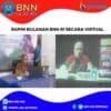 Rapat Pimpinan BNN RI Secara Virtual