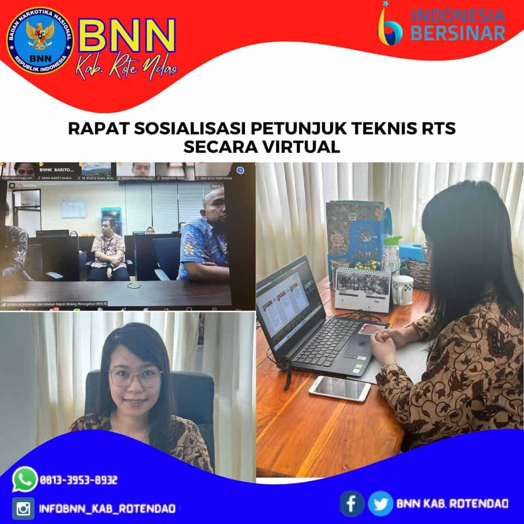 Rapat Virtual dalam rangka Pelakanaan Pengembangan RTS di BNN Kabupaten/Kota, Rapat Virtual dalam rangka Pelakanaan Pengembangan RTS di BNN Kabupaten/Kota,