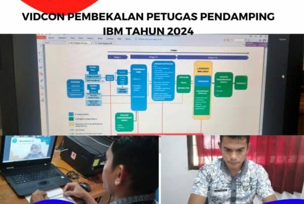 Vidcon Pembekalan Petugas Pendamping IBM Tahun 2024