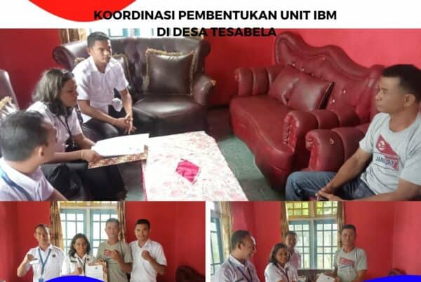Koordinasi Pembentukan Unit IBM Di Desa Tesabel