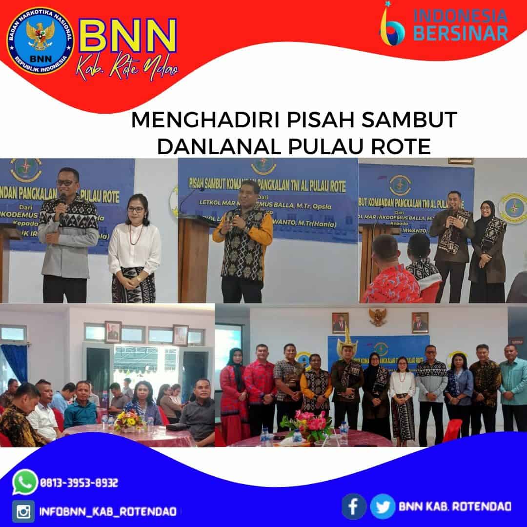 Plt. Kepala BNNK Rote Ndao Menghadiri Acara Pisah Sambut Danlanal Pulau Rote Plt. Kepala BNNK Rote Ndao Menghadiri Acara Pisah Sambut Danlanal Pulau Rote
