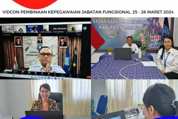 Vidcon Pembinaan Kepegawaian Jabatan Fungsional secara