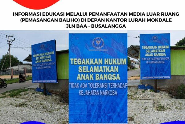 Informasi Edukasi Melalui Pemanfaatan Media Luar Ruang (Pemasangan Baliho)