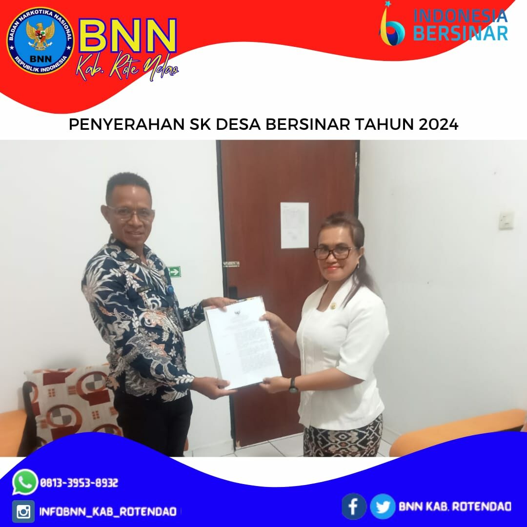 Penyerahan SK Desa Bersinar tahun 2024 Penyerahan SK Desa Bersinar tahun 2024