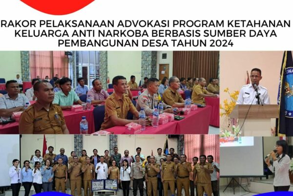 Rapat Koordinasi Pelaksanaan Advokasi Program Ketahanan Keluarga Anti Narkoba Berbasis Sumber Daya Pembangunan Desa Tahun 2024