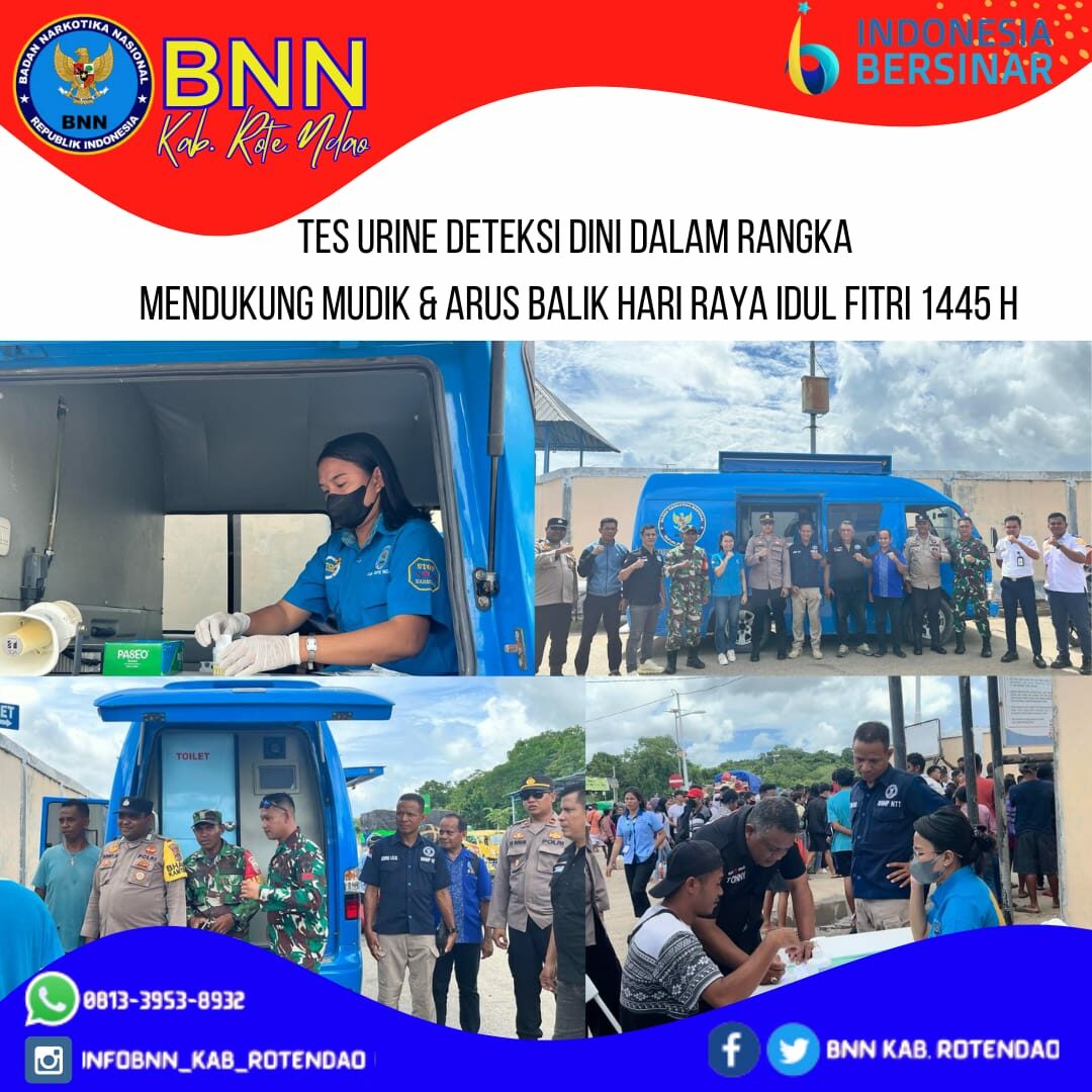 Tes Urine Deteksi Dini Dalam Rangka Mendukung Mudik & Arus Balik Hari Raya Idul Fitri 1445 H/Tahun 2024 Di Pelabuhan Pantai Baru Tes Urine Deteksi Dini Dalam Rangka Mendukung Mudik & Arus Balik Hari Raya Idul Fitri 1445 H/Tahun 2024 Di Pelabuhan Pantai Baru