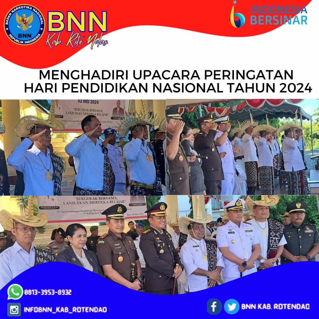 Menghadiri Upacara Peringatan Hari Pendidikan Nasional Tingkat Kabupaten Rote Ndao Tahun 2024 Menghadiri Upacara Peringatan Hari Pendidikan Nasional Tingkat Kabupaten Rote Ndao Tahun 2024