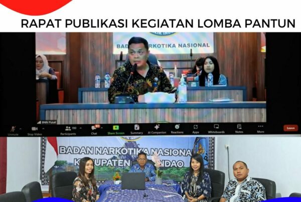 Rapat Publikasi Kegiatan Lomba Pantun 2024 secara virtual