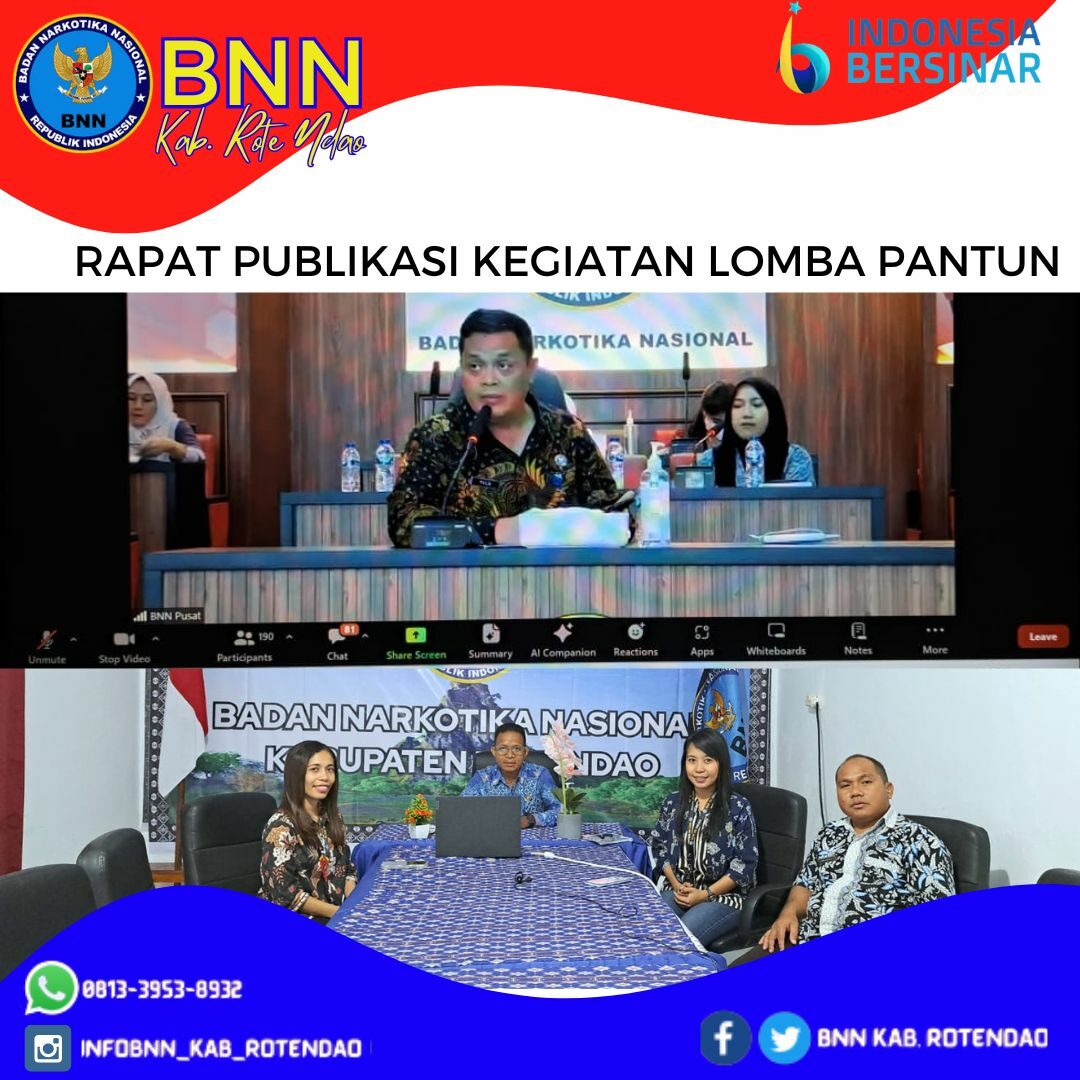 Rapat Publikasi Kegiatan Lomba Pantun 2024 secara virtual Rapat Publikasi Kegiatan Lomba Pantun 2024 secara virtual